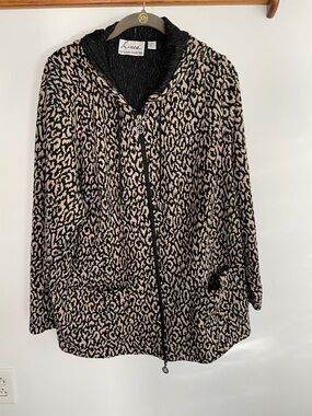 Linea by Louis Dell'Olio Black Knit Jacket